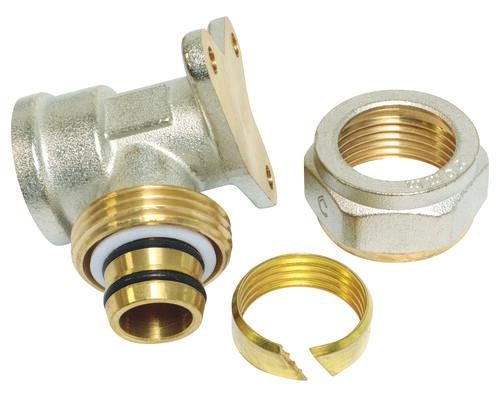 Coude applique multicouche à compression Ø20 - femelle 1/2'' (15/21)